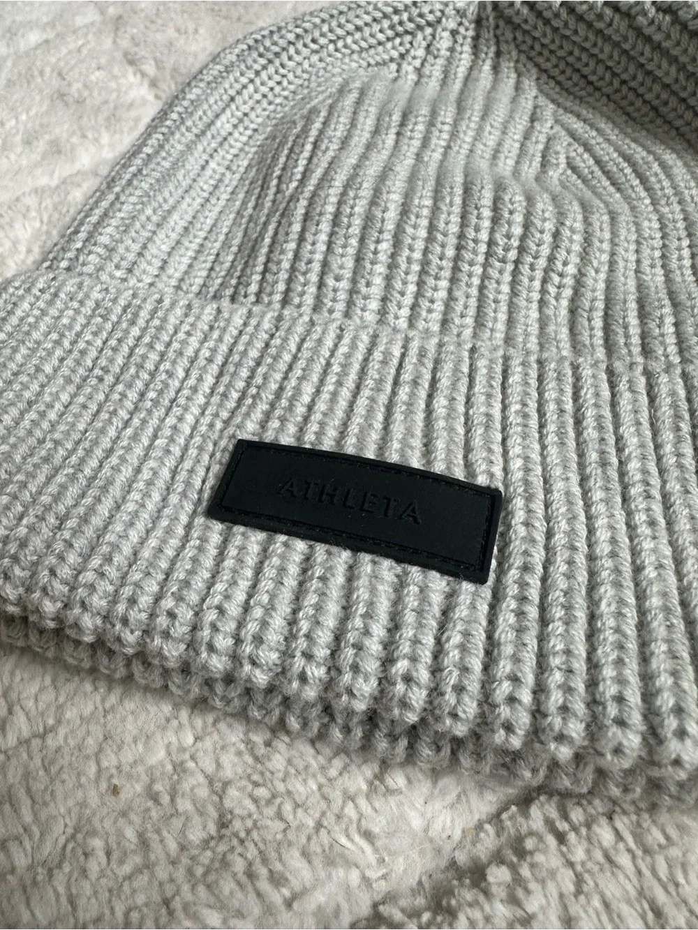 Athleta | Quartz Heather Cozy Hour Knit Beanie | One Size fits Most